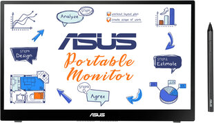 Asus ZenScreen Ink MB14AHD cena un informācija | Monitori | 220.lv