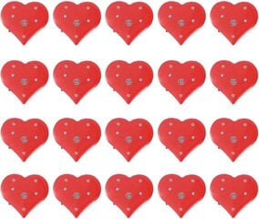 Сердечки светодиодные на День Святого Валентина, 5 шт. цена и информация | Праздничные декорации | 220.lv