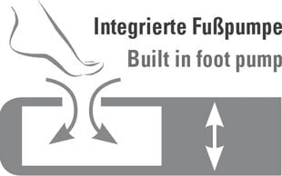 Надувной матрас Double Comfort Plus, серый/синий/черный, ТМ High Peak цена и информация | Надувные матрасы и мебель | 220.lv