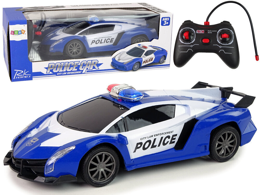 Lean toys R/C attālināti vadāma policijas automašīna cena un informācija | Rotaļlietas zēniem | 220.lv