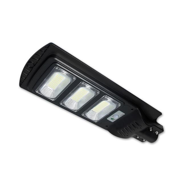 LED solārā Lampa 150W IP65 6000K + Tālvadības Pults цена и информация | Āra apgaismojums | 220.lv