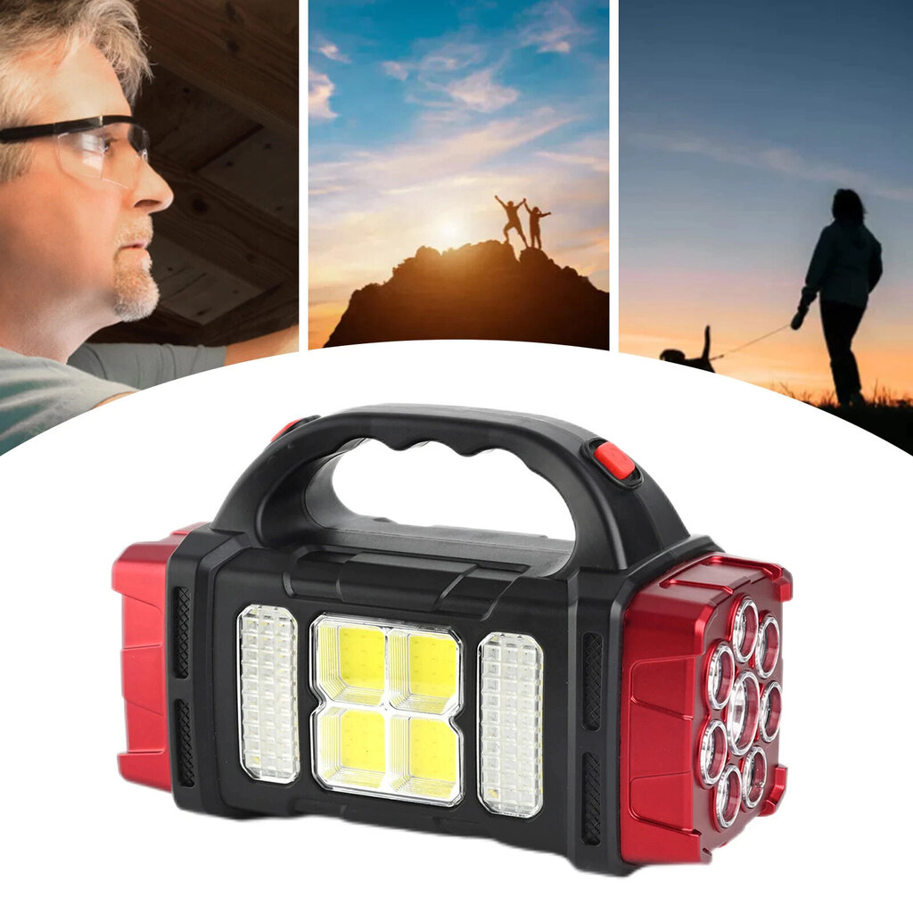Lukturis Lamp XL Saules Prožektors LED COB 2 Gaismas veidi 38W цена и информация | Lukturi un prožektori | 220.lv