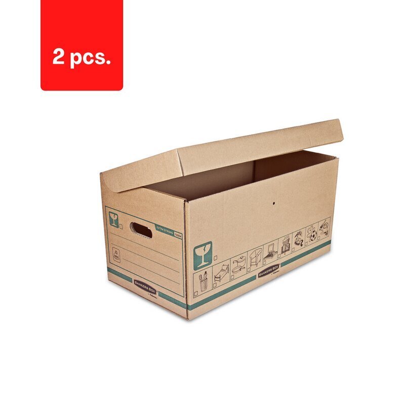 Arhivēšanas kaste EXTRA STRONG XL, 40 kg, 325 x 300 x 605 mm iepakojums 2 gab. cena un informācija | Kancelejas preces | 220.lv
