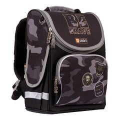 Рюкзак школьный на жестком каркасе SMART PG-11 «Будь смелым!», черный цена и информация | Спортивные сумки и рюкзаки | 220.lv
