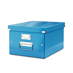 Faila kaste LEITZ WOW, saliekama, A4, 200 x 281 x 370 mm, gaiši zila cena un informācija | Kancelejas preces | 220.lv