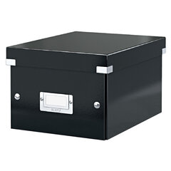 Dokumentu kaste LEITZ, saliekama, aplokšņu kārtošanai, 285 x 357 x 367 mm, melna cena un informācija | Kancelejas preces | 220.lv