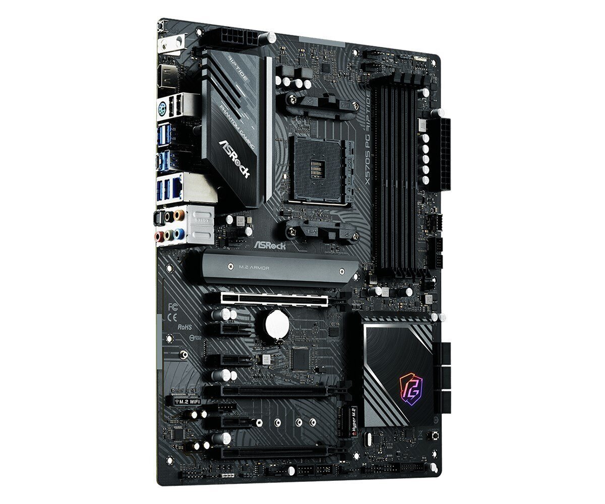 ASRock X570S PG Riptide, ATX, AM4, DDR4 cena un informācija | Mātesplates | 220.lv