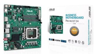 Asus Pro H610T D4-CSM, Mini ITX, LGA1700, DDR4 цена и информация | Материнские платы	 | 220.lv