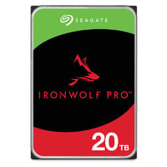 Внутренний жесткий диск Seagate IronWolf Pro ST20000NE000 3,5 дюйма, 20 000 ГБ, Serial ATA III цена и информация | Внутренние жёсткие диски (HDD, SSD, Hybrid) | 220.lv