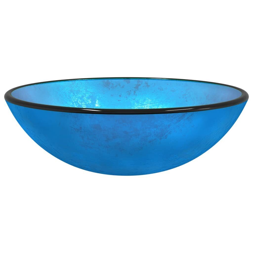 Izlietne, zila, 42x14cm, rūdīts stikls цена и информация | Izlietnes | 220.lv