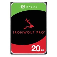 Внутренний жесткий диск Seagate IronWolf Pro ST20000NT001 3,5 дюйма, 20 000 ГБ цена и информация | Внутренние жёсткие диски (HDD, SSD, Hybrid) | 220.lv