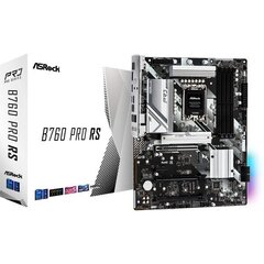 ASRock B760 Pro RS, ATX, LGA1700, DDR5 cena un informācija | Mātesplates | 220.lv