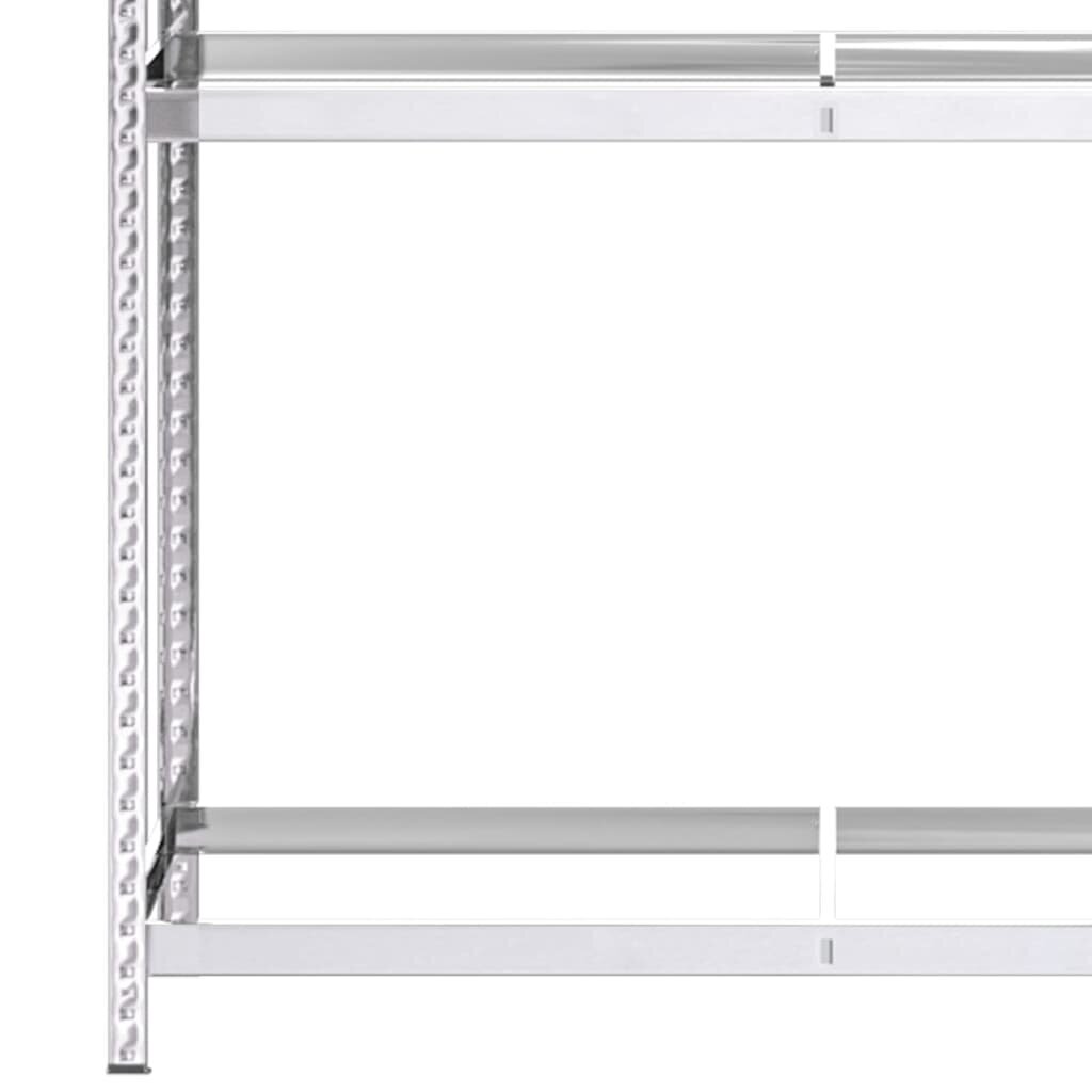 Statīvi riepām, 4 gab., sudraba krāsā, 110x40x200cm, tērauds cena un informācija | Saimniecības plaukti | 220.lv