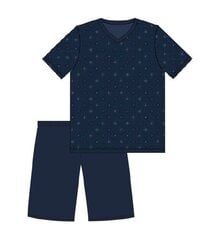 Пижама мужская, синяя 240205 5902458214020 цена и информация | Мужские халаты, пижамы | 220.lv