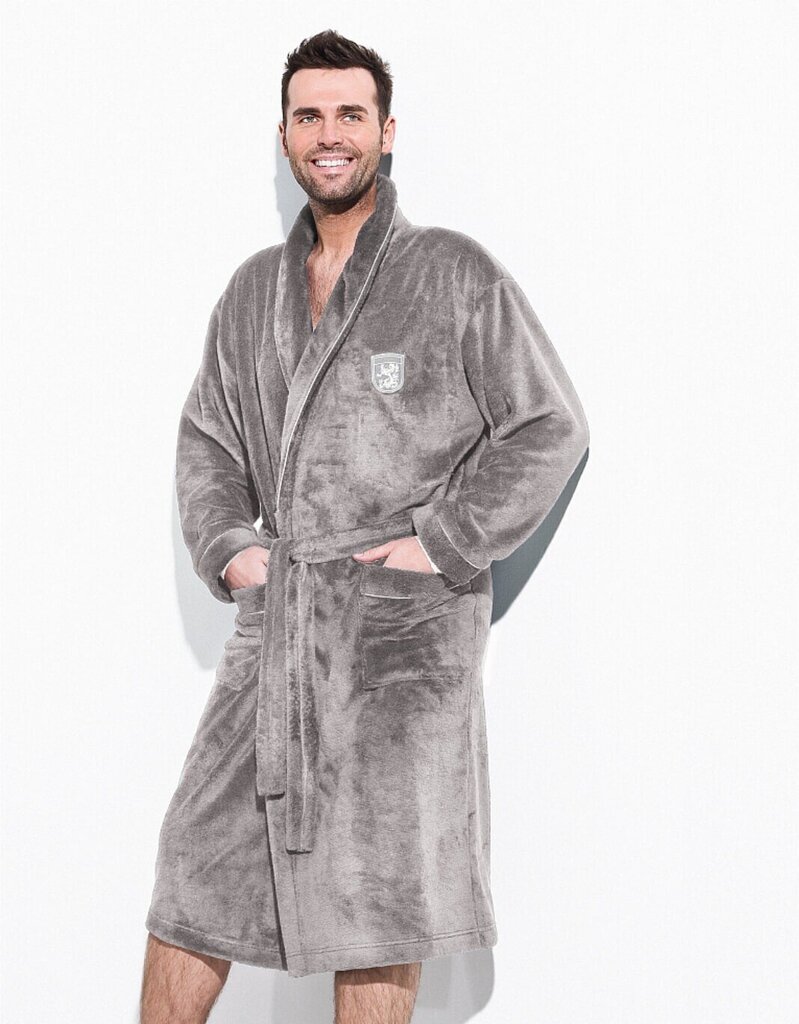 Peldmētelis "Borys Grey" cena un informācija | Vīriešu halāti, pidžamas | 220.lv