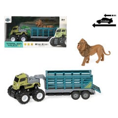 Грузовик с фигуркой льва Trailer Truck цена и информация | Игрушки для мальчиков | 220.lv