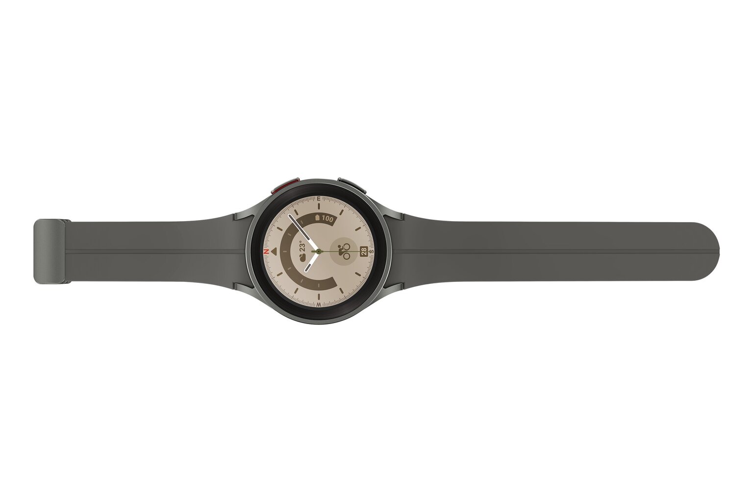 Samsung Galaxy Watch 5 Pro (LTE,45 mm), Titanium SM-R925FZTAEUB cena un informācija | Viedpulksteņi (smartwatch) | 220.lv