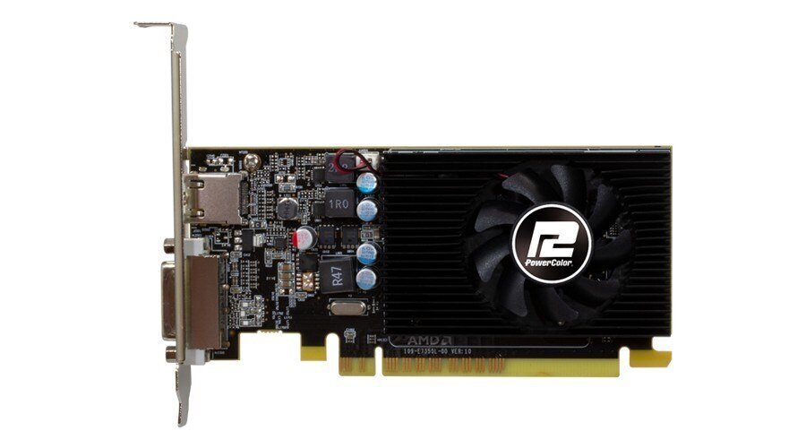 PowerColour AMD Radeon R7 240 2GB 64BIT GDDR5 (AXR7 240 2GBD5-HLEV2) cena un informācija | Videokartes (GPU) | 220.lv