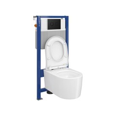 Zemapmetuma WC komplekts Cersanit Reel cena un informācija | Tualetes podi | 220.lv