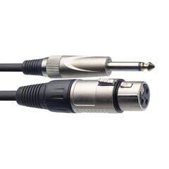 Stagg SMC1XP, XLR/Aux 6.3 мм, 1 м цена и информация | Кабели и провода | 220.lv