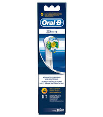 Oral-B EB18 3D WHITE 4CT cena un informācija | Uzgaļi elektriskajām zobu birstēm | 220.lv