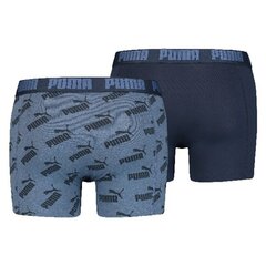 Трусы Puma Men Aop Boxer Blue 935054 03 цена и информация | Мужские трусы | 220.lv