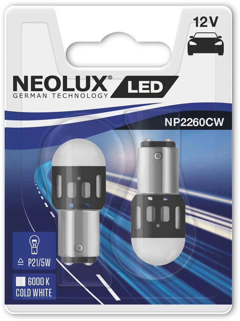 NEOLUX P21W 4052899477476 LED spuldze цена и информация | Auto spuldzes | 220.lv