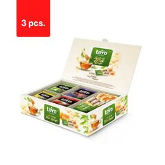 Чайно-медовый набор LOYD, 4 вида по 10 шт. чай и мед 10 пакетиков по 50 шт. х 3 пачки цена и информация | Чай | 220.lv