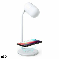 LED lampa ar Bluetooth skaļruni un bezvadu lādētāju Bigbuy Tech, 30 gab. цена и информация | Настольные лампы | 220.lv