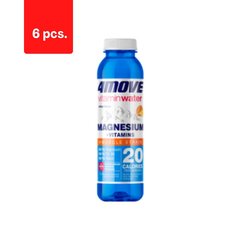 Vitamīns ūdens 4MOVE VITAMIN WATER MAGNESIUM + VITAMINS, 0,556 l PET x 6 gab. iepakojums цена и информация | Вода | 220.lv