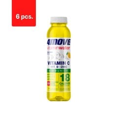 Vitamīns ūdens 4MOVE VITAMIN WATER VITAMIN C +VIT. D+CINKS, 0,556 l PET x 6 gab. iepakojums цена и информация | Вода | 220.lv