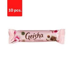 Šokolādes tāfelīte GEISHA, 37g x 10 gab. iepakojums cena un informācija | Saldumi | 220.lv