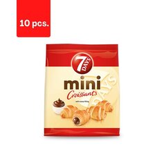 Mini kruasāni 7 days, ar kakao pildījumu, 60 g x 10 gab. iepakojums cena un informācija | Saldumi | 220.lv