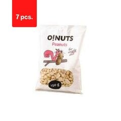 Орехи кешью O!NUTS, 150 г x 7 шт. цена и информация | Орехи, сухофрукты, семечки | 220.lv