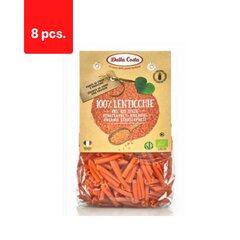 Organiskie sarkano lēcu makaroni DALLA COSTA Strozzapreti, 250 g LT-EKO-001 x 8 gab. cena un informācija | Makaroni | 220.lv