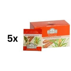 Zāļu tēja AHMAD ROOIBOS & CINNAMON, 20 aploksnes pa 1,5g, iepakojumā 5gab. цена и информация | Чай | 220.lv