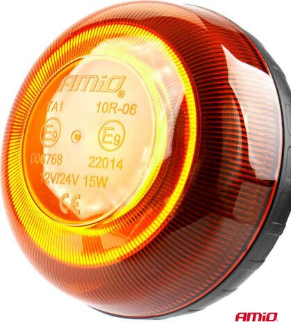 Brīdinājuma lampiņa Amio IP56, 12/24V цена и информация | Automašīnu spoguļi, restes, lukturi | 220.lv