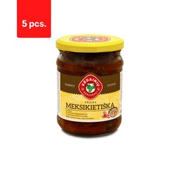 Meksikāņu zupa, 0,5/480g x 5 gab. cena un informācija | Konservēti produkti | 220.lv