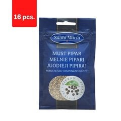 Melnie pipari SANTA MARIA, drupināti 18 g x 16 gab. cena un informācija | Garšvielas, garšvielu komplekti | 220.lv