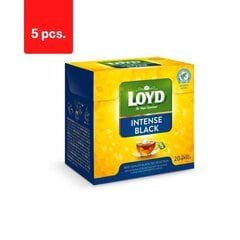 Melnā tēja LOYD Black Intense, 20 x 2g x 5 iepakojumi. цена и информация | Чай | 220.lv