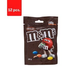 Šokolādes konfektes M&M's Choco, 200 g x 12 gab. cena un informācija | Saldumi | 220.lv