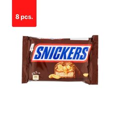 Šokolādes tāfelīšu komplekts SNICKERS Bonus Pack, 4 x 50 g x 8 gab. цена и информация | Сладости | 220.lv