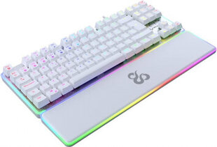 Игровая клавиатура Gaming Newskill Gungnyr TKL Pro Ivory Испанская Qwerty LED RGB цена и информация | Клавиатуры | 220.lv