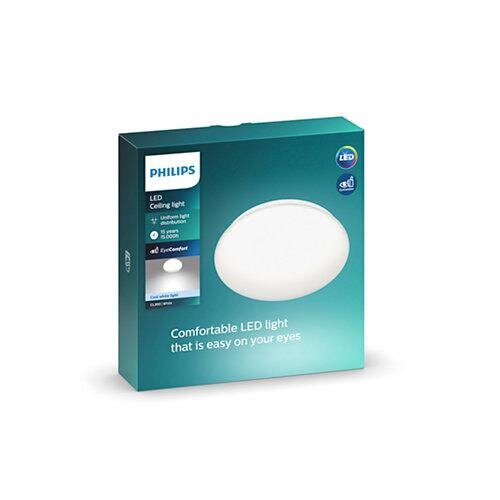 Griestu lampa Philips Moire, balts цена и информация | Griestu lampas | 220.lv