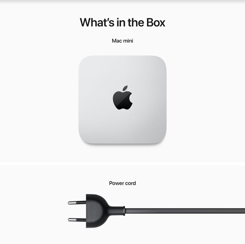 Mac mini: Apple M2 Pro chip with 10‑core CPU and 16‑core GPU, 512GB SSD MNH73KS/A cena un informācija | Stacionārie datori | 220.lv