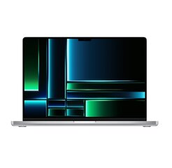 16-inch MacBook Pro: Apple M2 Max chip with 12‑core CPU and 38‑core GPU, 1TB SSD - Silver MNWE3KS/A cena un informācija | Portatīvie datori | 220.lv