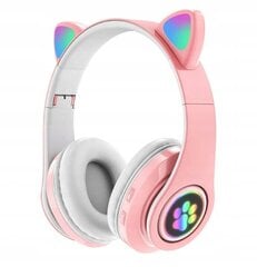 Bezvadu austiņas bērniem "CAT EARS RGB" cena un informācija | Austiņas | 220.lv