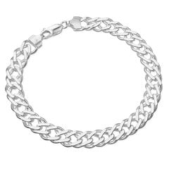 Браслет из серебра (925) с классическим дизайном, код ah3rom90l AH3ROM90L цена и информация | Женские браслеты | 220.lv