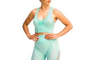 Спортивный бюстгальтер женский GymHero California Cute Bra, зеленый цвет цена и информация | Спортивная одежда для женщин | 220.lv