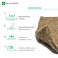 Evergreen Mat 100% linu šķiedras paklājiņš mikrozaļumu audzēšanai, 25 cm x 25 cm x 4 gab. цена и информация | Grunts, zeme, kūdra, komposts | 220.lv